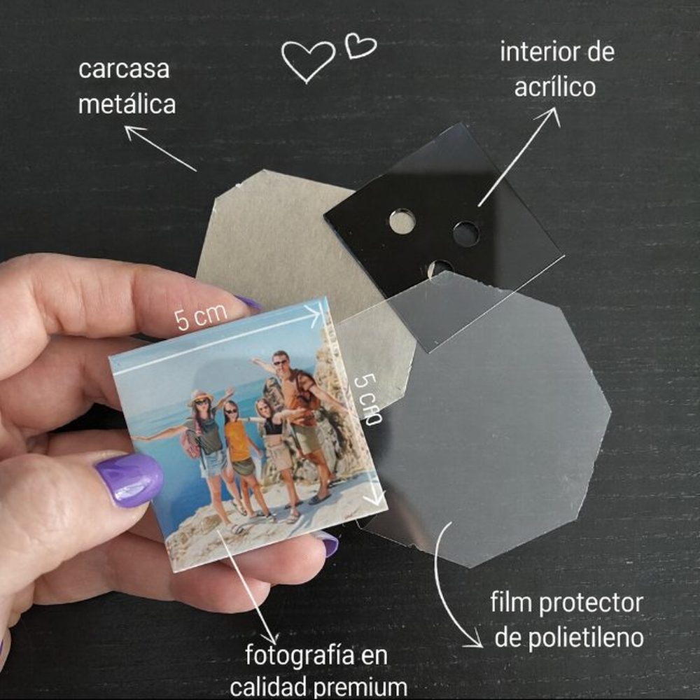 Fotoimanes personalizados 5x5 cm - Publimanes - Imagen 5